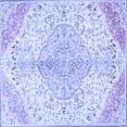 thumbnail image 1 of Ahgly Company Machine Washable Indoor Square Persian Blue Traditional Area Rugs, 7' Square, 1 of 4