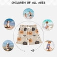 thumbnail image 6 of FORMRS Boys Swim Trunks Quick Dry Mesh Liner Boardshorts Sizes XS-XL, Beige Halloween Pumpkin, 6 of 7