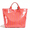 Orange Pink Stripe, variant on PVC Tote Bag for Women,Plastic Tote Bags for Shopping,Travel,Work,Classic Woman Handbags with Inner Pocket,Eco-Friendly Gift Bag for Ladies,Mom,Sister,Besties(Orange Pink Stripe)