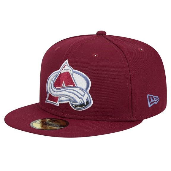 Men's New Era  Burgundy Colorado Avalanche Core 59FIFTY Fitted Hat
