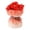 Red, variant on Tableware Dinnerware Disposable Set Resin Rose Head Fruit Fork in Red