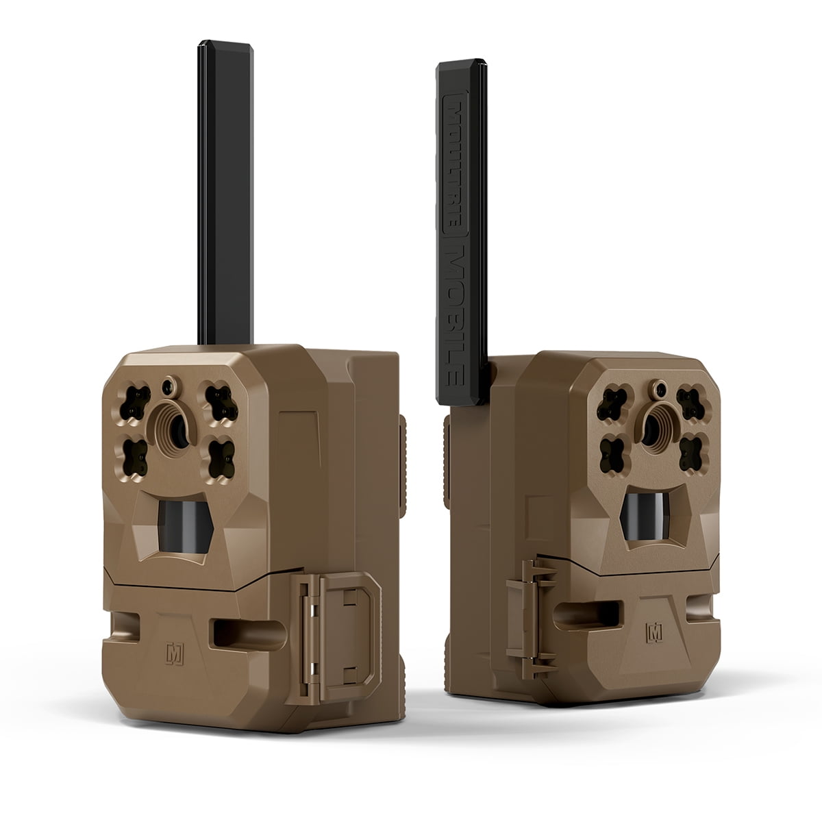Moultrie Edge Cellular Trail Camera - Auto Connect - Nationwide Coverage - HD Video-Audio - Built in Memory - Cloud Storage (2-Pack)