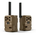 Moultrie Mobile EDGE Cellular Trail Camera 2Pack, 33MP Images, Built