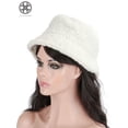 thumbnail image 3 of Luxtrada Outdoor Women Winter Bucket Hat Faux Fur Wool Warm Cloche Hats Fisherman Cap, 3 of 11