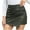 Green, variant on Pleated Skirt for Women Leather for Women Skirt Woman Dressy Casual High Waisted Bodycon Pencil Mini Shorts Ruched Wrap Skorts Skirts Maxi Skirt Set Black L