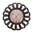 thumbnail image 1 of Shisuyan Retro Clock European Style Coffee Plastic 1Pack 9.8x9.8x0.8in, 1 of 9