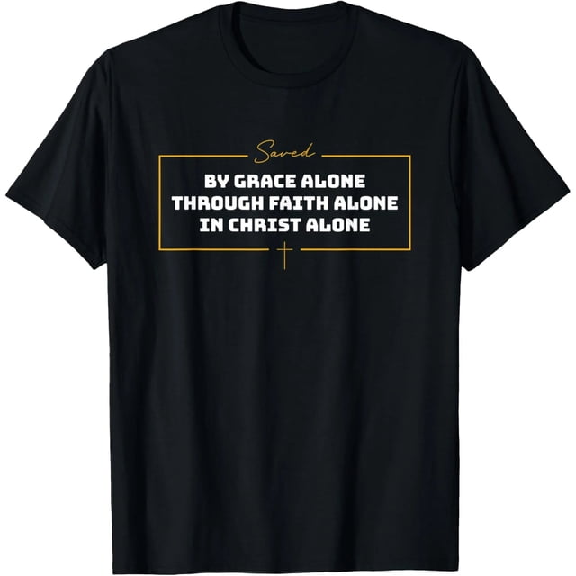 Playera Cristiana Salvos Solo por Gracia - Mujer