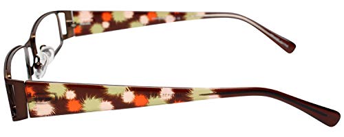 Seventeen 5343 Designer Reading Glasses in Brown ; +1.50