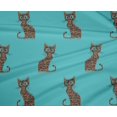 thumbnail image 4 of oneOone Tissu Polyester Lycra Imprimé Ikat Chat au Mètre 56 Pouces de Large, 4 of 4