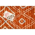 thumbnail image 3 of Furnish My Place Geometric Print Runner Rug - 2 ft. x 8 ft., Rust, Rug with Patterned Design, 3 of 10