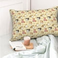 thumbnail image 4 of Sikiie Cartoon Shiba Inu Dog Pillow Covers, Throw Pillow Case Cushion Covers,Cushion for Bedroom,Couch,Home-16"x24", 4 of 6