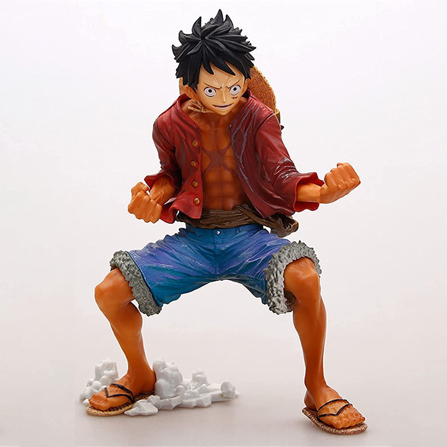 One Piece Anime Statues Monkey D. Luffy Classic Primary Color 18cm Tall