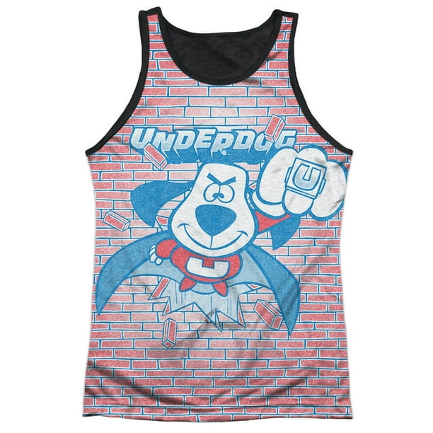 Underdog Underdog Cartoon Comedy Tv Show Retro Wall Burst Adult Black