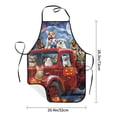 thumbnail image 6 of Bingfone Halloween Pets Pumpkins for Tie-up Apron, Unisex Waterproof and Stain-Resistant Bib Apron for Kitchen Garden Painting, 6 of 7
