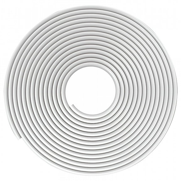 LAMIRO Wall Cord Hider Self Adhesive Wall Cable Concealer Flexible Cable Hider Cover White Wire Cover Raceway Wall Cord Cover Hider 4/6/8 Meter for Hiding Cable