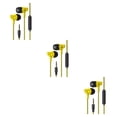 thumbnail image 4 of Wisewang Phone Music Wired In-ear Headphone Wire Control Cellphone 3.5mm Plug Earbuds Yellow 3Set, 4 of 6