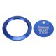 thumbnail image 4 of Anillo de cubierta de botón de arranque y parada de encendido de motor, repuesto azul para Ford F-150 2016-2019, 4 of 12