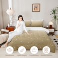 thumbnail image 3 of Erosebridal Starry Sky Twin Comforter Sets 3-Piece For Boys Girls,Teens Abstract Gradient Geometric Stripes Bedding Set,Grey Reversible, 3 of 6
