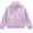 Purple, variant on HAOTAGS Girls Fleece Jacket (3-14) Casual Stand Up Collar Zip Up Long Sleeve Warm Outerwear Pink Size 7