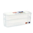 thumbnail image 2 of HLONK Fridge Drawers - Clear Stackable Pull Out Refrigerator Organizer Bins Plastic Storage Bin, 2 of 2