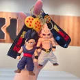 thumbnail image 3 of LLavero de Anime Dragon Ball para hombre y mujer, joyería de moda, Son Goku, Vegeta, Piccolo, figuras de acción, llavero de PVC de 8CM, colgante para bolso1381, 3 of 5