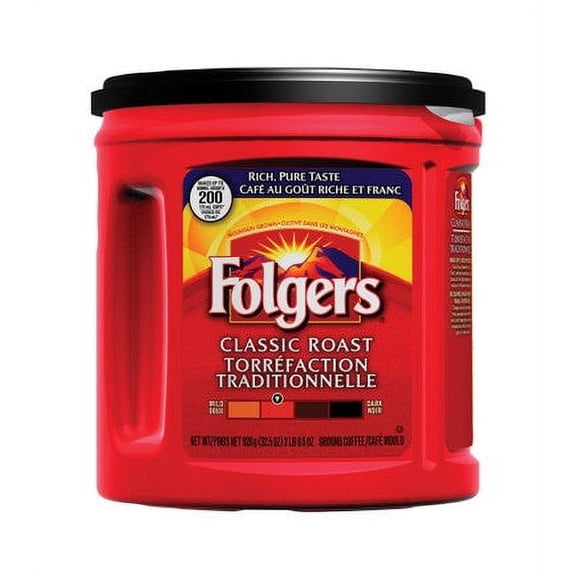 Folgers Classic Roast Ground Coffee 920 g (32.5 oz) | Medium Roast