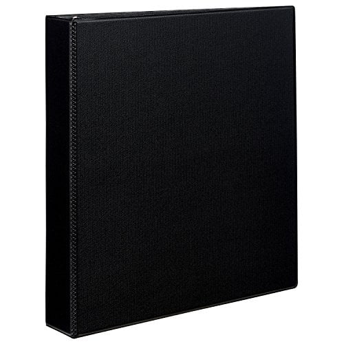 Durable Binder With Slant Rings, 11 X 8 1/2, 1 1/2', Black