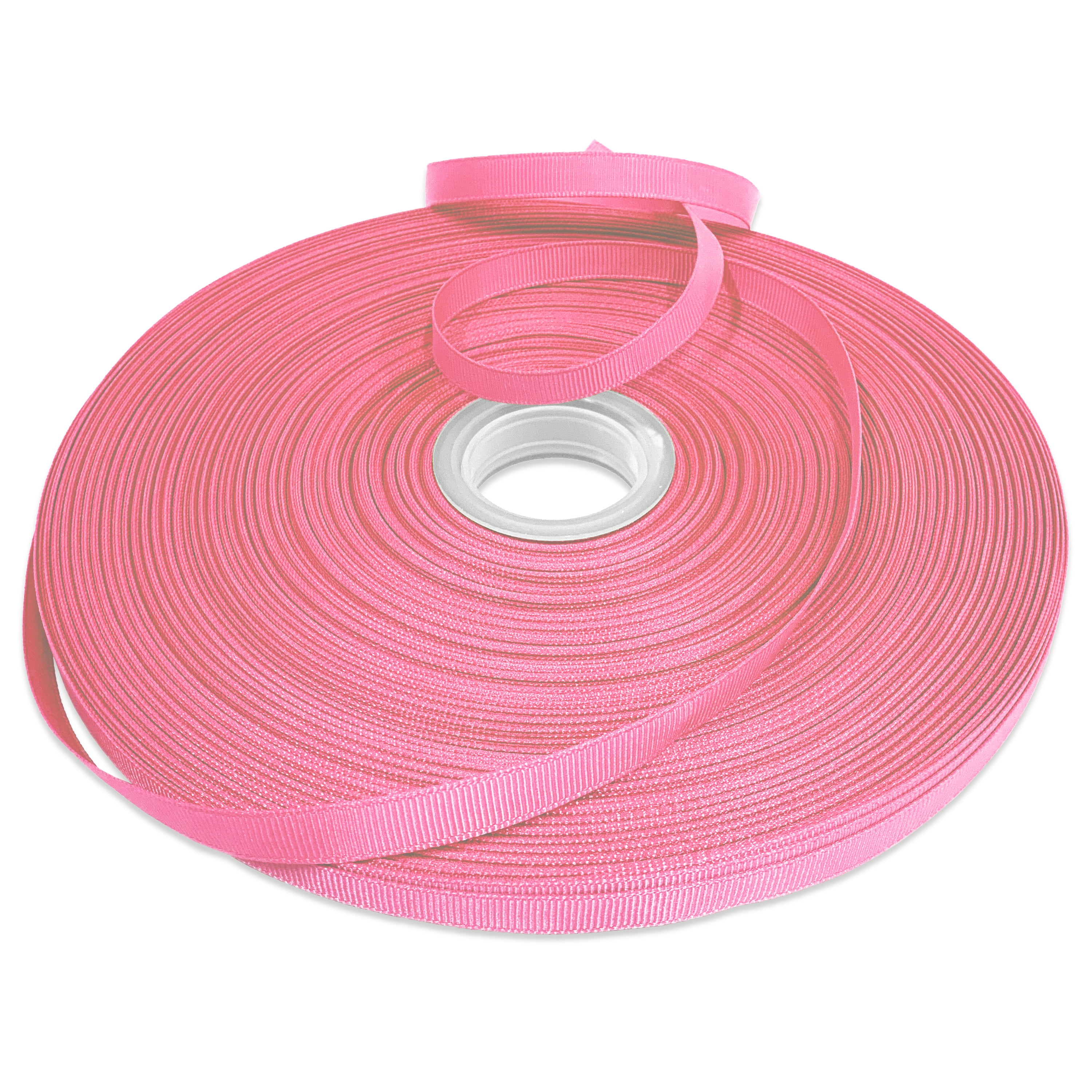 Hot Pink Grosgrain Ribbon for Crafts and Bows, 3/8" x 100 Yards by Gwen Studios
