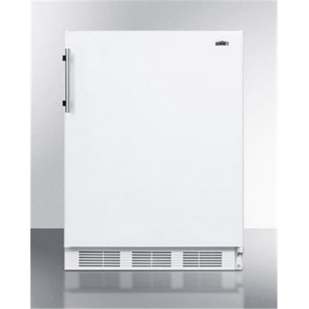 Summit Appliance FF61BIADA 24 in. Freestanding Counter Depth Compact Refrigerator,