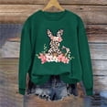 thumbnail image 1 of EGNMCR Easter Chemise Imprimée T-Shirts Graphiques pour Femmes T-Shirts pour Femmes Easter Journée T-Shirt à Col Rond Imprimé à Capuche Manches Longues T-Shirts pour Femmes, 1 of 3
