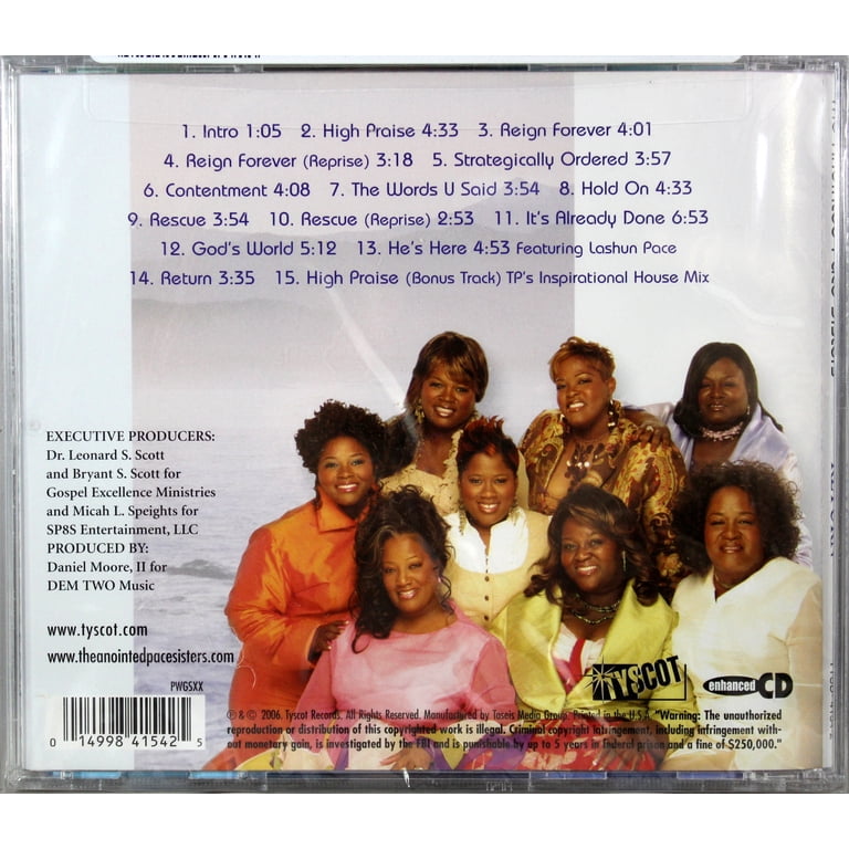 The Anointed Pace Sisters - Return - Christian / Gospel - CD