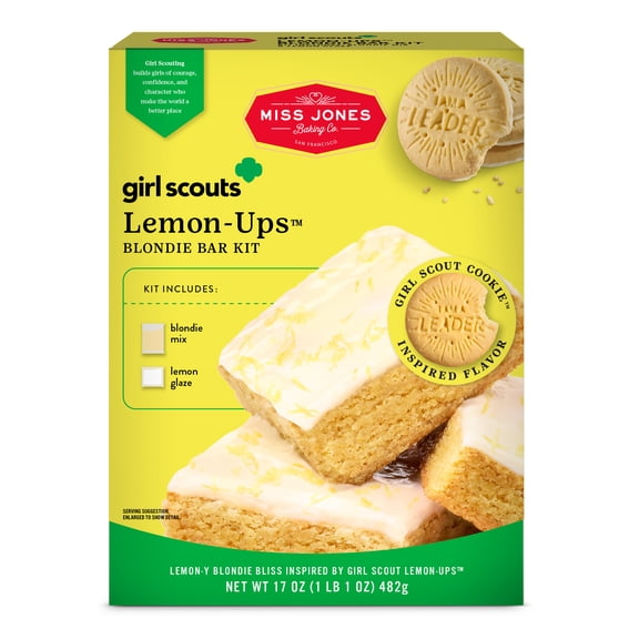 Miss Jones Baking Co. Girl Scouts Lemon-Ups Blondie Bar Baking Kit