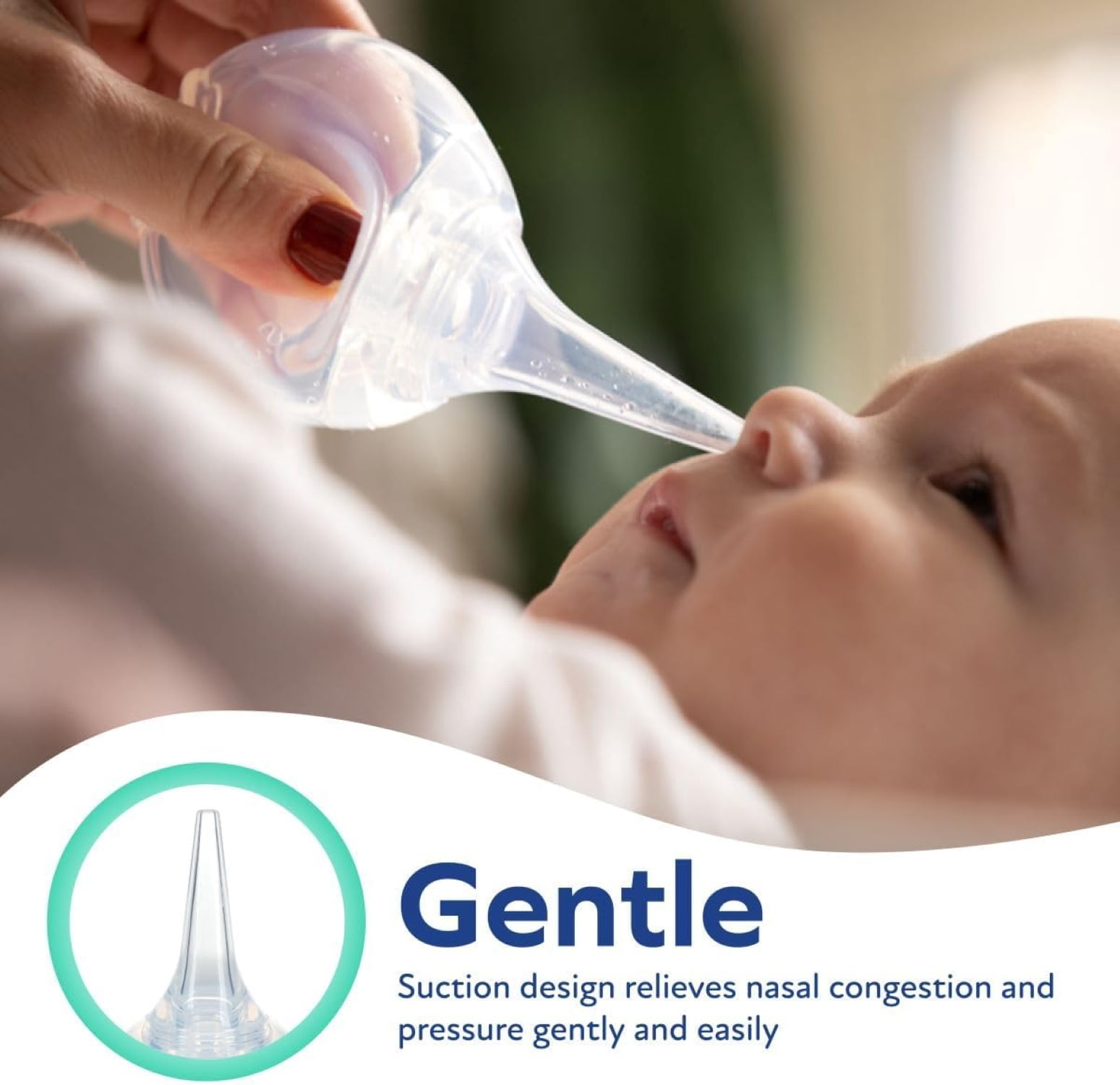 Dr. Talbot's Large Silicone Nasal Aspirator with Cover