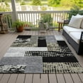 thumbnail image 6 of Addison Rugs Chantille Indoor/Outdoor Transitional Rectangles Black Washable Rectangle Rug, 2'6" x 3'10", 6 of 6