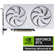 MSI GeForce RTX 5060 Ti 8G VENTUS 2X OC WHITE PLUS Graphics Card, 8GB GDDR7, DPx3, HDMIx1, DLSS 4