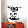 thumbnail image 2 of Conceive Believe Achieve Quote Fitness Workout Success Motivation Quotes Wall Decals Healthy Lifestyle for Girls Boys Gym Home Sports Room Decor Vinyl Wall Art Stickers Decoration Size (40x35 inch), 2 of 3