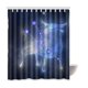 thumbnail image 1 of ABPHQTO Cortina de ducha de baño de poliéster impermeable Constellation 150x180 cm, 1 of 2