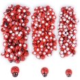 thumbnail image 1 of ShenMo 300 PCS Multi specifications Mini small ladybug micro landscape Mini small ladybug bucolic wooden small ladybug with double-sided glue, 1 of 5