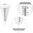 thumbnail image 3 of Nirvana Rain Gauge, Outdoor Rain Gauge, 2 Clear Cone Rain Gauge with Double Scale for Rainfall Monitoring in Gardens, Outdoors and Balconies, 3 of 5
