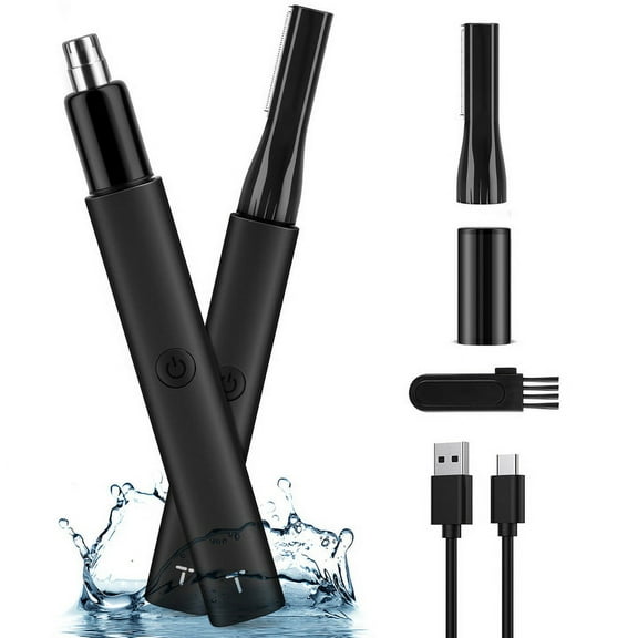 ZOUYUE Electric Ear and Nose Hair Trimmer Painless Eyebrow Removal Clipper for Men Women Waterproof Nostril Hair Cleaner