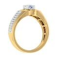 thumbnail image 2 of 1/2 Carat 4-Prong Set Diamond Solitaire Men's Wedding Band Ring in 14K Yellow Gold (Ring Size 4.5), 2 of 6