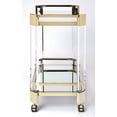 thumbnail image 2 of Beaumont Lane Metropolitan Living Acrylic Serving Cart in Gold, 2 of 5