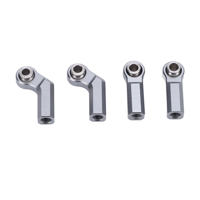 4 UDS RC COCHE RÓTULA DE ALEACIÓN VARILLEJE DE DIRECCIÓN FORJADO PRECISO HILO CW Para Coches Modelo 1/10