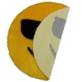 thumbnail image 4 of Emoji Rug Soft and Cute - Perfect for Children - Made in France - Sunglasses, 4 of 6