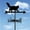 A, variant on Metal Weathervane with Ornamental Roof Mount Durable Wind Direction Indicator for Outdoor Garden Yard Farmhouse Decoration and Measuring Tool