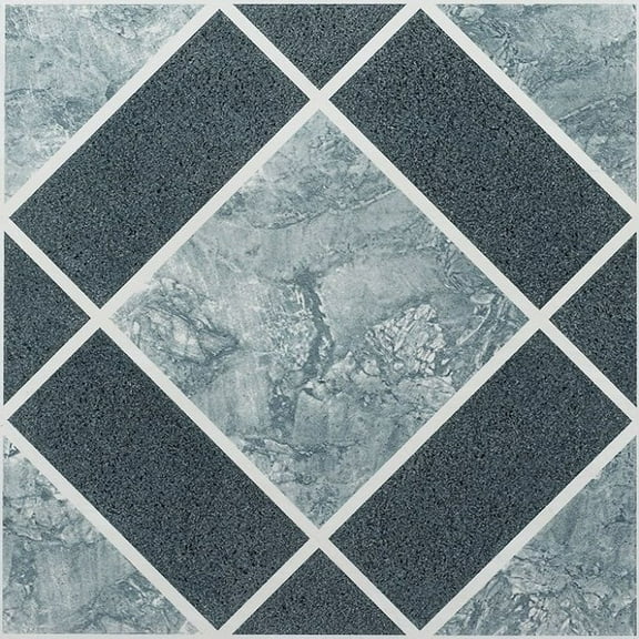 Creative Home: Nexus Vinyl Tile: 450 Carrera Marble: 1 Box 20 Tiles
