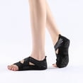 thumbnail image 4 of Calcetines profesionales para gimnasio y Yoga para mujer, suela plana suave antideslizante, Ballet, Fitness, danza, sin dedos, no pegajosos, deportes, Pilates, 4 of 5