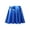 Royal Blue, variant on Zaldita Kids Girls Shiny Metallic Flared Mini Skater Skirt High Waist A-Line Pleated Skirt Gold 14