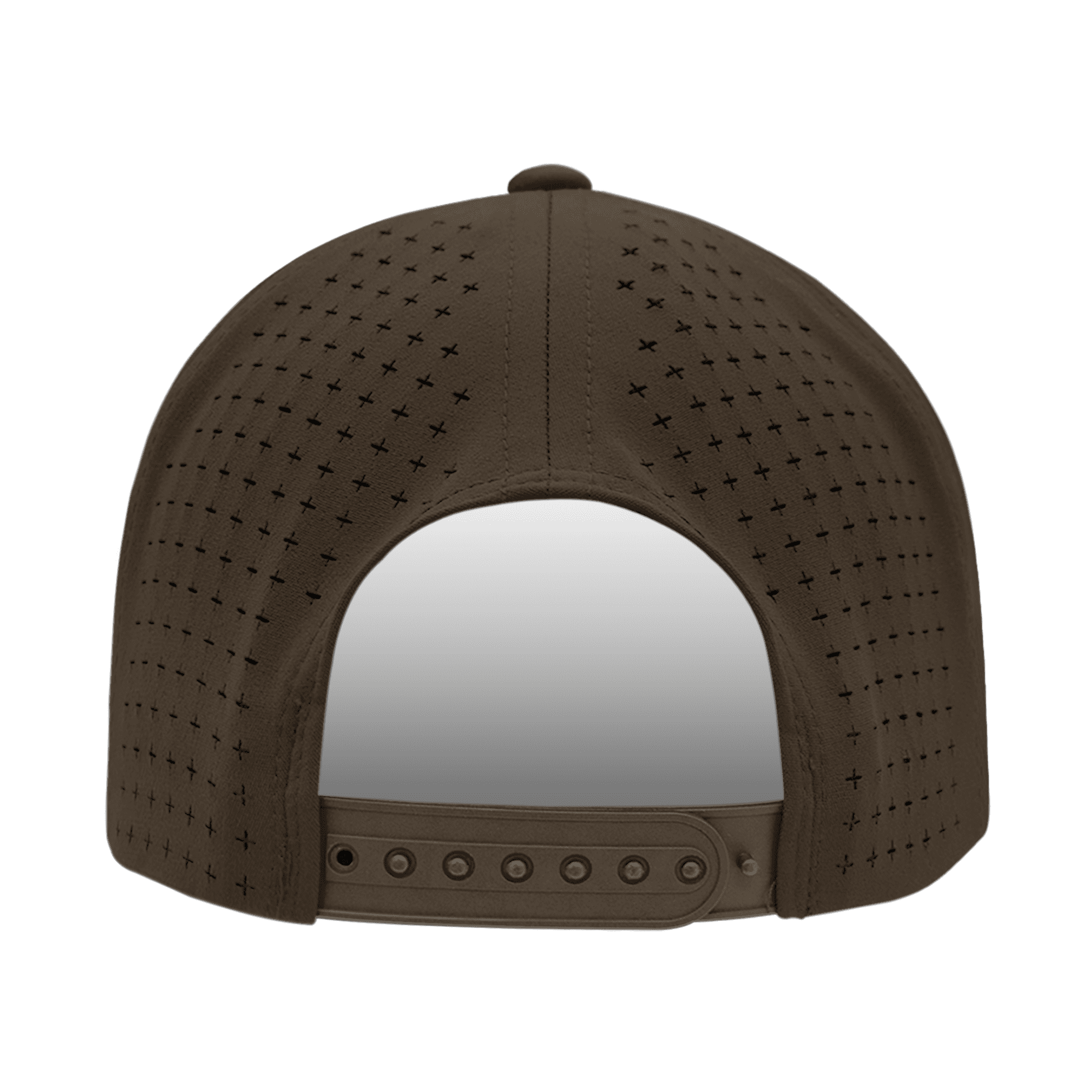 6 Panel Micro Birdseye Mesh Laser Cut Rope Cap, OSFM