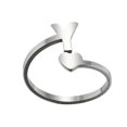thumbnail image 4 of Bagues Ouvertes Lettres Anglaises Mode 26 Acier Inoxydable Filles Amour Bijoux Rétro, 4 of 9